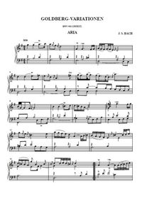Variations Goldberg, Air - Johann Christian Bach